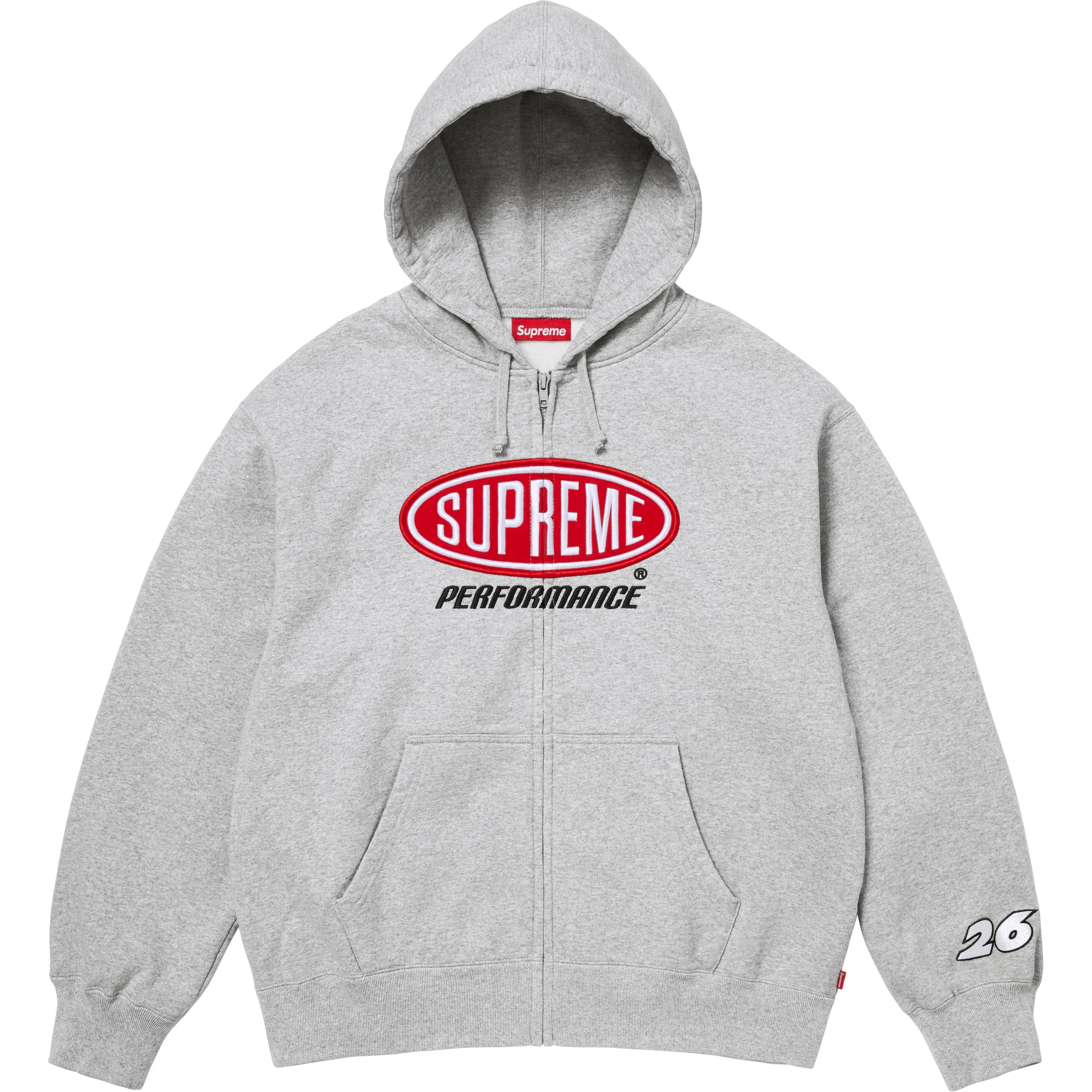 Performance Zip Up Hooded Sweatshirt view 12